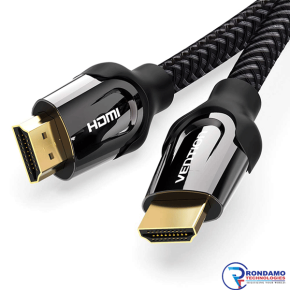 VENTION NYLON BRAIDED HDMI CABLE 2M BLACK METAL TYPE - VEN-VAA-B05-B200