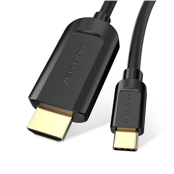 Vention Type-C to HDMI Cable 2M – Black- VEN-CGUBH