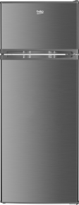 Beko BAD285 KE 205L Double Door Fridge – Inox, Direct Cool