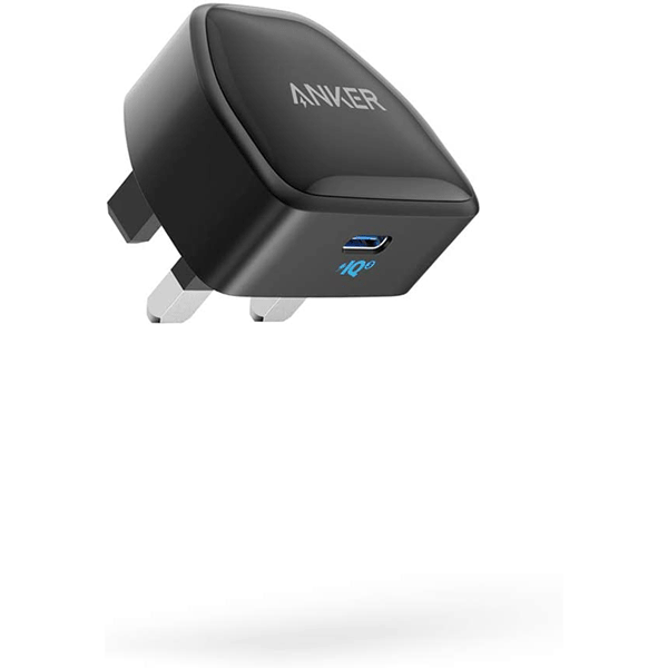 Anker Nano USB C Plug, 20W PIQ 3.0 Durable Compact Fast Charger, PowerPort III USB-C Charger 
