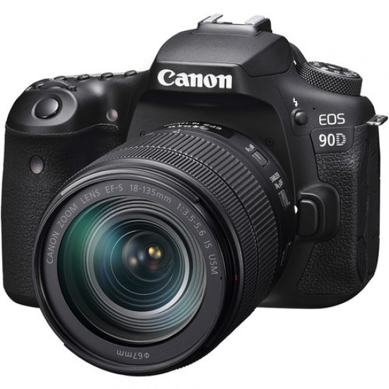 Canon EOS 90D DSLR with 18-55mm lens