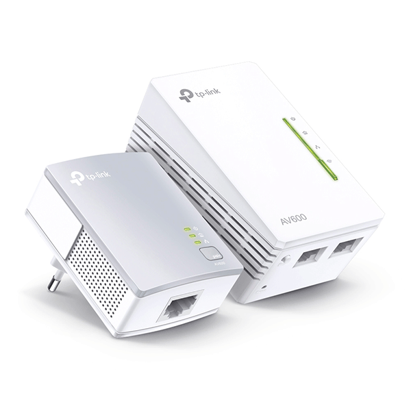 TP-Link 300Mbps AV600 Wi-Fi Powerline Extender Starter Kit (TL-WPA4220KIT)