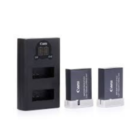 CAISI LP-E12 Kit (2 Batteries + Dual Charger) 