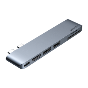 UGREEN 6-in-2 USB-C Multifunction Adapter - CM380 (UG-80856) 