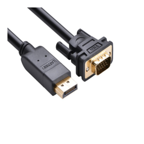 UGREEN DP Male to VGA Male Cable 1.5m (Black) - DP105 / UG-10247