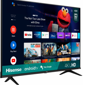 Hisense 43-Inch 4K Ultra HD Android Smart TV with Alexa Compatibility (2021 Model)- 43A6G