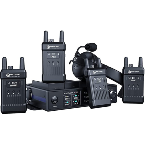 Hollyland Mars T1000 Full-Duplex Intercom System with 4 Beltpack Transceivers