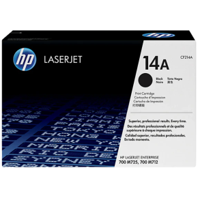 HP 14A Black Original LaserJet Toner Cartridge- CF214A