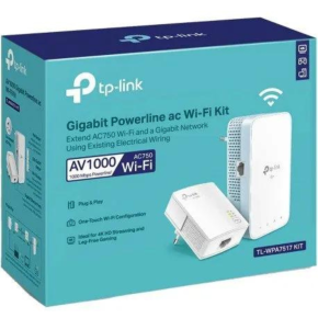  TP-Link AC1200 AV1000 Gigabit Powerline ac Wi-Fi Kit – TL-WPA7517KIT