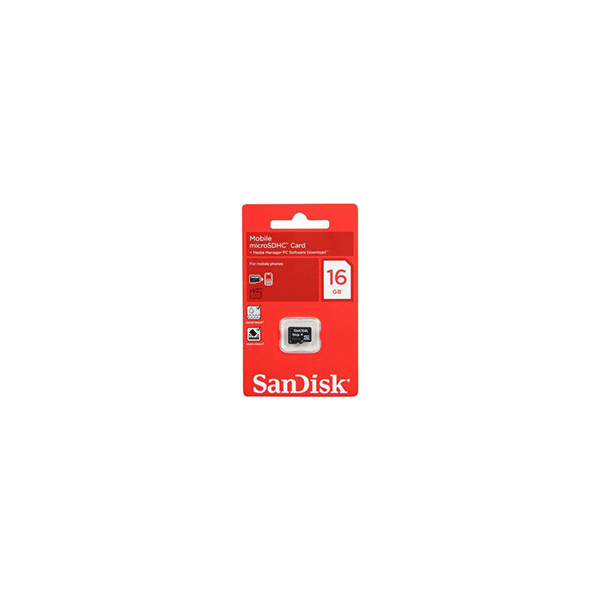 SanDisk 16GB microSDHC Flash Card Model SDSDQM-016G-B35