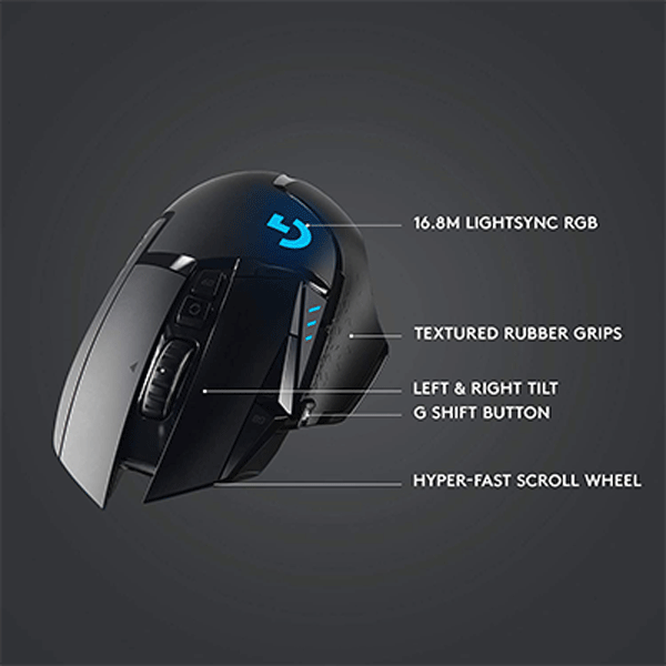 LOGITECH G502 LIGHTSPEED Wireless Optical Gaming Mouse