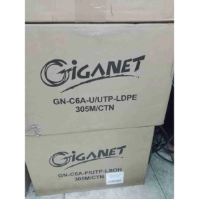 Giganet Category 6A Solid U/UTP Outdoor LDPE Cable – 305m Drum-GN-C6A-U/UTP-LDPE