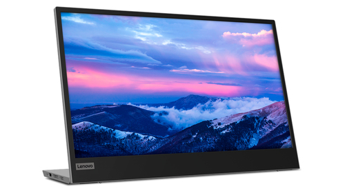 Lenovo L15 15.6" FHD USB-C Portable Monitor, Grey Color,  Connectivity: 2 USB-C 3.2 Gen 1 - 66E4UAC1WL