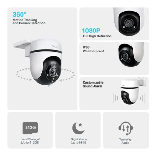 Pan/Tilt Home Security Wi-Fi Camera-TL-TAPO C210