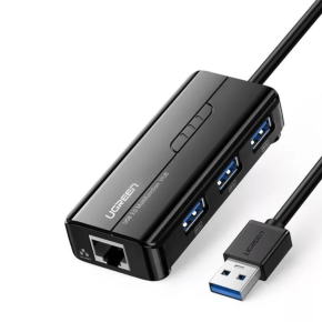 UGREEN USB 3.0 Hub (3 USB 3.0) with Gigabit Ethernet Adapter -20265 / UG-20265