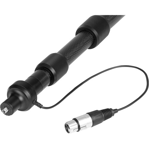 BOYA BY-PB25 Universal Carbon Fiber Boompole with Internal XLR Cable (8.2′)