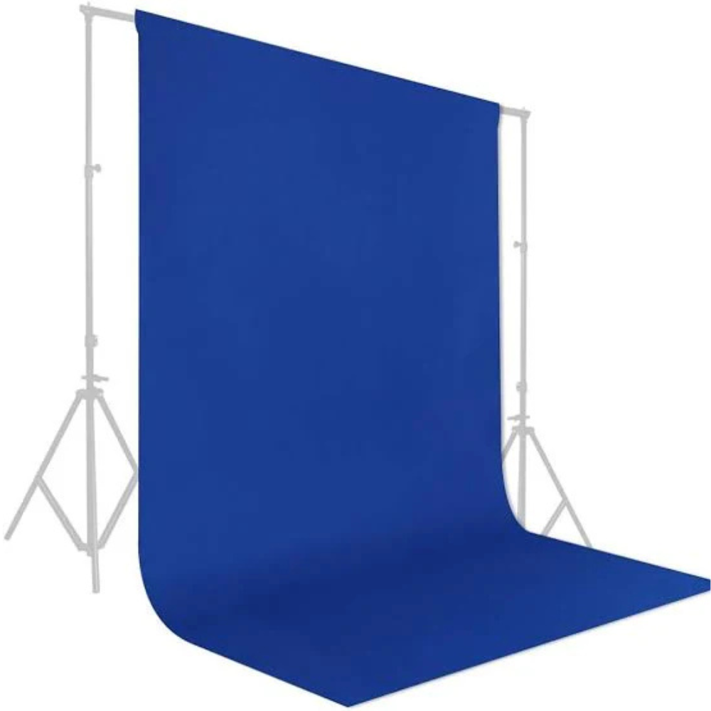 Visico Muslin Backdrop 3X6M Blue