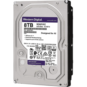 WD Purple Surveillance Hard Drive - 8 TB, 256 MB, 7200 rpm (WD82PURZ)