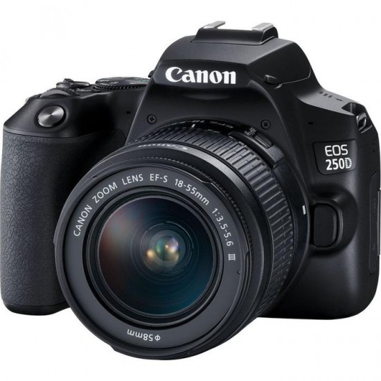 Canon EOS 250D DSLR Camera with 18-55mm f/3.5-5.6 III Lens
