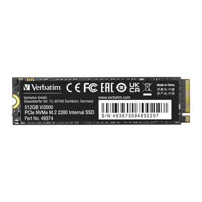 Verbatim Vi3000 512GB M.2 NVMe SSD VER-49374