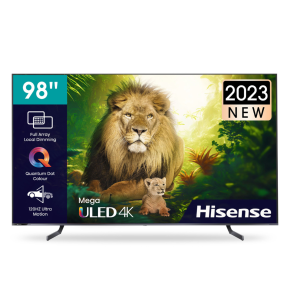 Hisense U7H 98-inch 4K ULED Smart TV; Quantum Dot Colour, Vidaa OS, Bluetooth- 98U7H