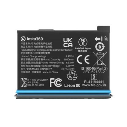 Insta360 X3 Battery Rechargeable Li-ion Polymer battery