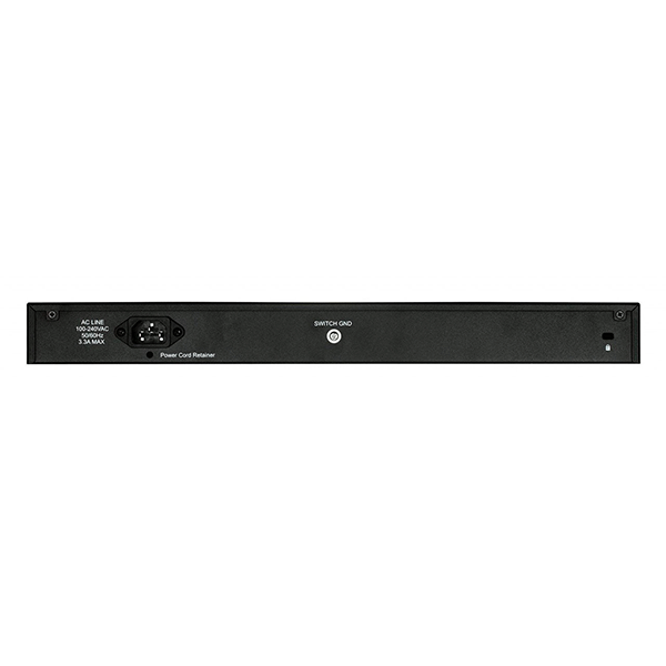 D-Link 24-Port 10/100/1000BaseT PoE  + 24-Port 10/100/1000Mbps ports + 4 SFP ports, Web Smart Switch, 193W PoE budget.  (802.3af/802.3at support) - DGS-1210-52P