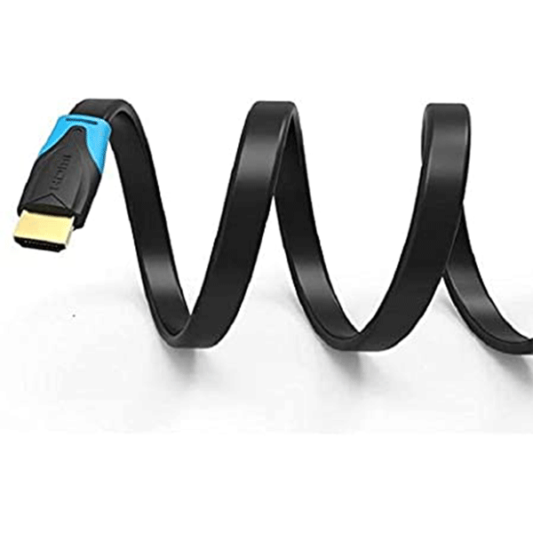 VENTION FLAT HDMI CABLE 1M BLACK - VEN-AAKBF