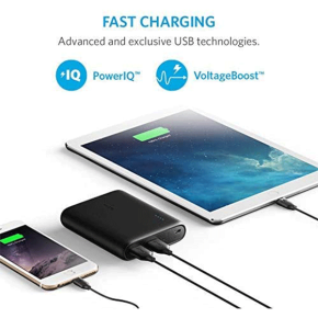 Anker PowerCore 10400 Power Bank, Portable Charger with PowerIQ, Black