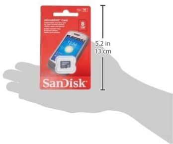 SanDisk 8GB microSDHC Memory Card Class 4 With SD Adapter (sdsdqm-008g-b35A)