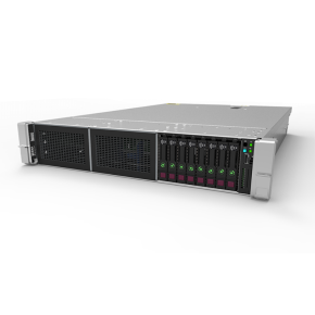 HP ProLiant DL380 Gen9 Intel Xeon E5-2620v4 8-Core (2.10GHz 20MB) 16GB (1 x 16GB) PC4-2400T-R 2400MHz RDIMM 3 x 300GB 12G(10k rpm) Hot Plug 2.5in Small Form Factor Smart Carrier SAS Smart Array P440ar/2G Module DVD-RW 500W 