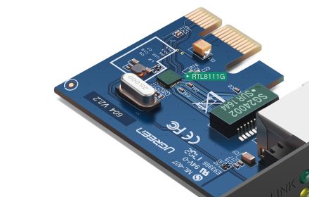 UGREEN Gigabit 10/100/1000Mbps PCI Express Network Adapter - US230