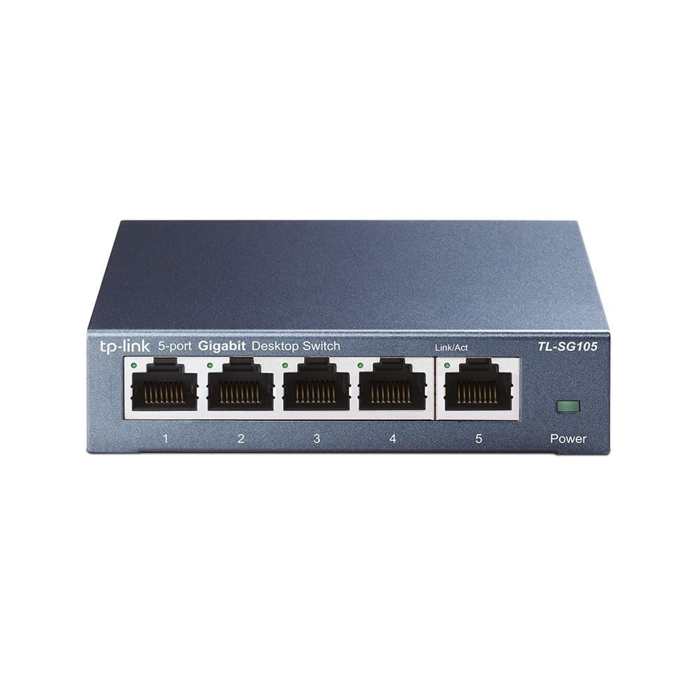 TP-Link 5-Port 10/100/1000Mbps Gigabit Desktop Switch- TL-SG105