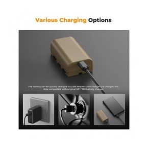 K&F NP-F550 Battery 3500mAh Rechargeable Battery for Sony