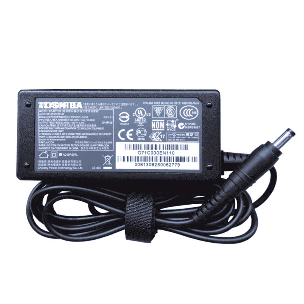 Toshiba Chromebook CB35 45W 19V 2.37A Power Adapter