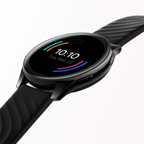 OnePlus Watch Midnight Black: 46mm dial, Warp Charge, 110+ Workout Modes, Smartphone Music,SPO2 Health Monitoring & 5ATM + IP68 Water Resistance