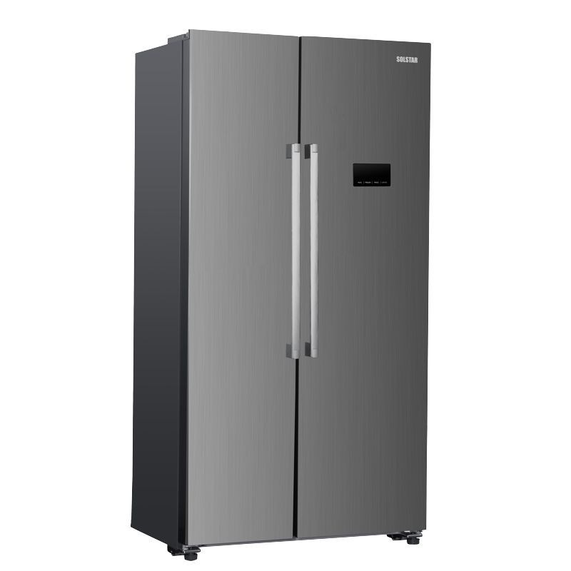 SOLSTAR RF/616 Side by Side No Frost Fridge – Silver