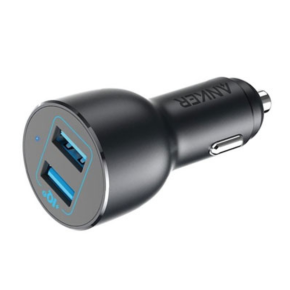 ANKER PowerDrive III Car Charger with 2-Ports USB Fast Charger 36W- A2729H11