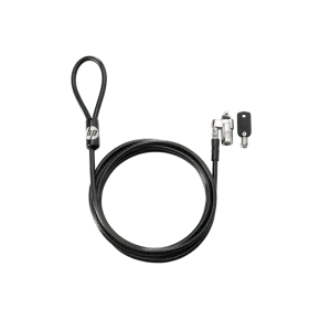 HP Nano Master Keyed Cable Lock – Black – 1AJ40AA