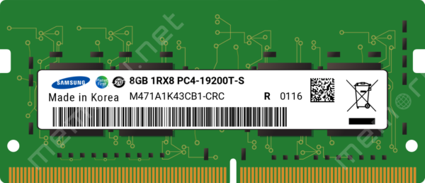 M471A1K43CB1-CRC -Samsung  8 GB  PC4 19200 2400 MHz Laptop Ram