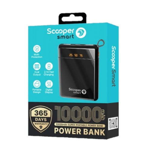 Scooper Smart SPB-08 Powerbank 10,000mAh Capacity