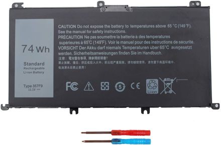 Original 74Wh Dell Inspiron 15 Gaming 7567 battery