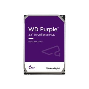 WD Purple Surveillance Hard Drive 6 TB, 256 MB Cache 3.5 Inch– WD64PURZ