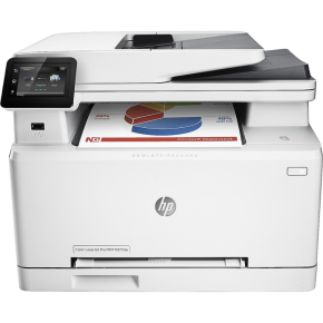 HP - LaserJet Pro M277dw Wireless Color All-In-One Printer - Gray
