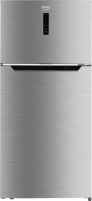 Beko BAD664 KE 490L Double Door Fridge No Frost, Inox Finish