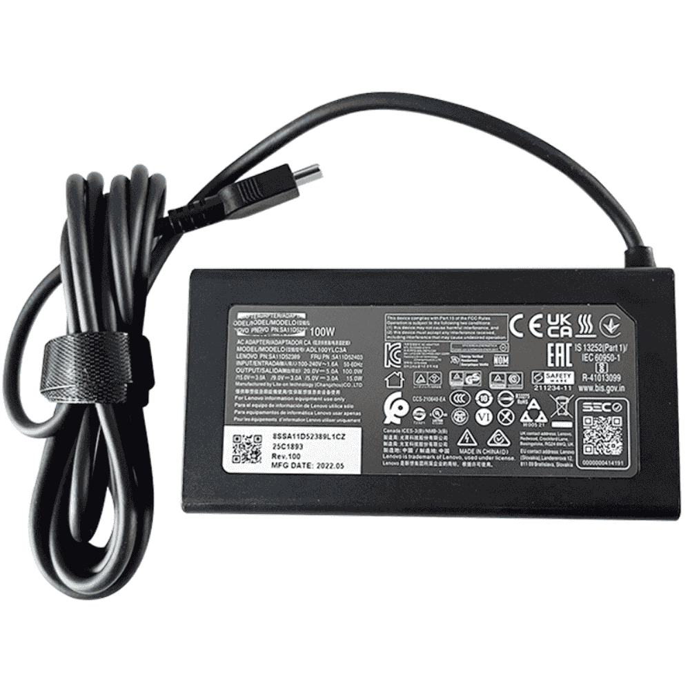 Charger for Lenovo Yoga Slim 7 Pro 14IAH7 USB-C 100W 20V 5A