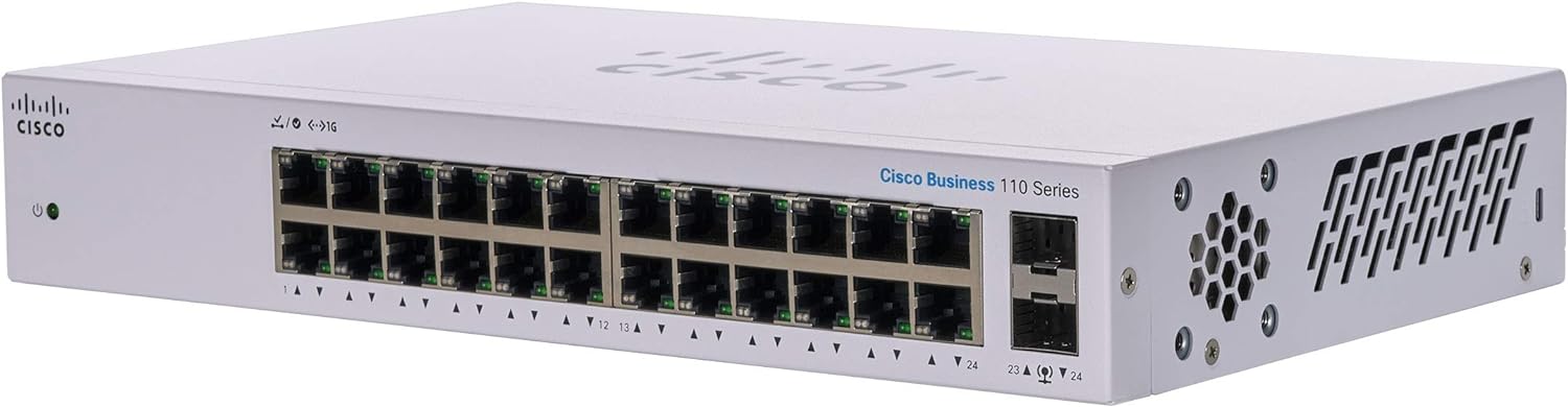 Cisco CBS Unmanaged 24-Port 2x1G SFP Gigabit Switch Non-PoE