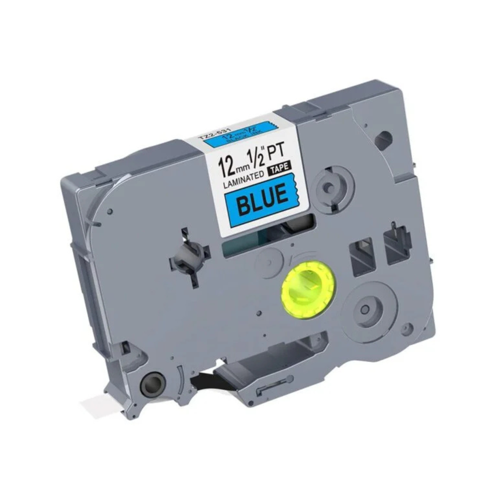 Brother TZ2-531 Lable Tape 12mm x 8m Black on Blue