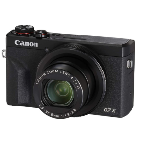 Canon PowerShot G7X Mark III Digital 4K Vlogging Camera, Vertical 4K Video Support with Wi-Fi, NFC and 3.0-Inch Touch Tilt LCD, Black