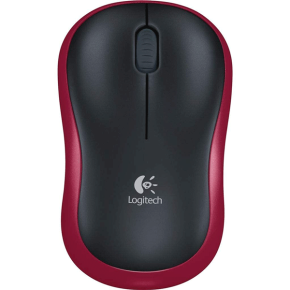 Logitech Wireless Mouse M185 - Red (910-002237)